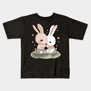 I Love You Rabbit Kids T-Shirt